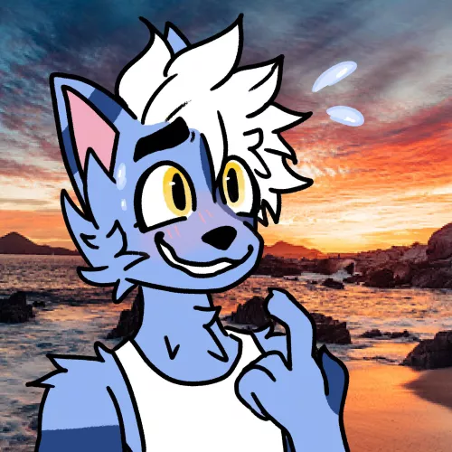 Cat on the beach. What’s he gonna do? (oc)