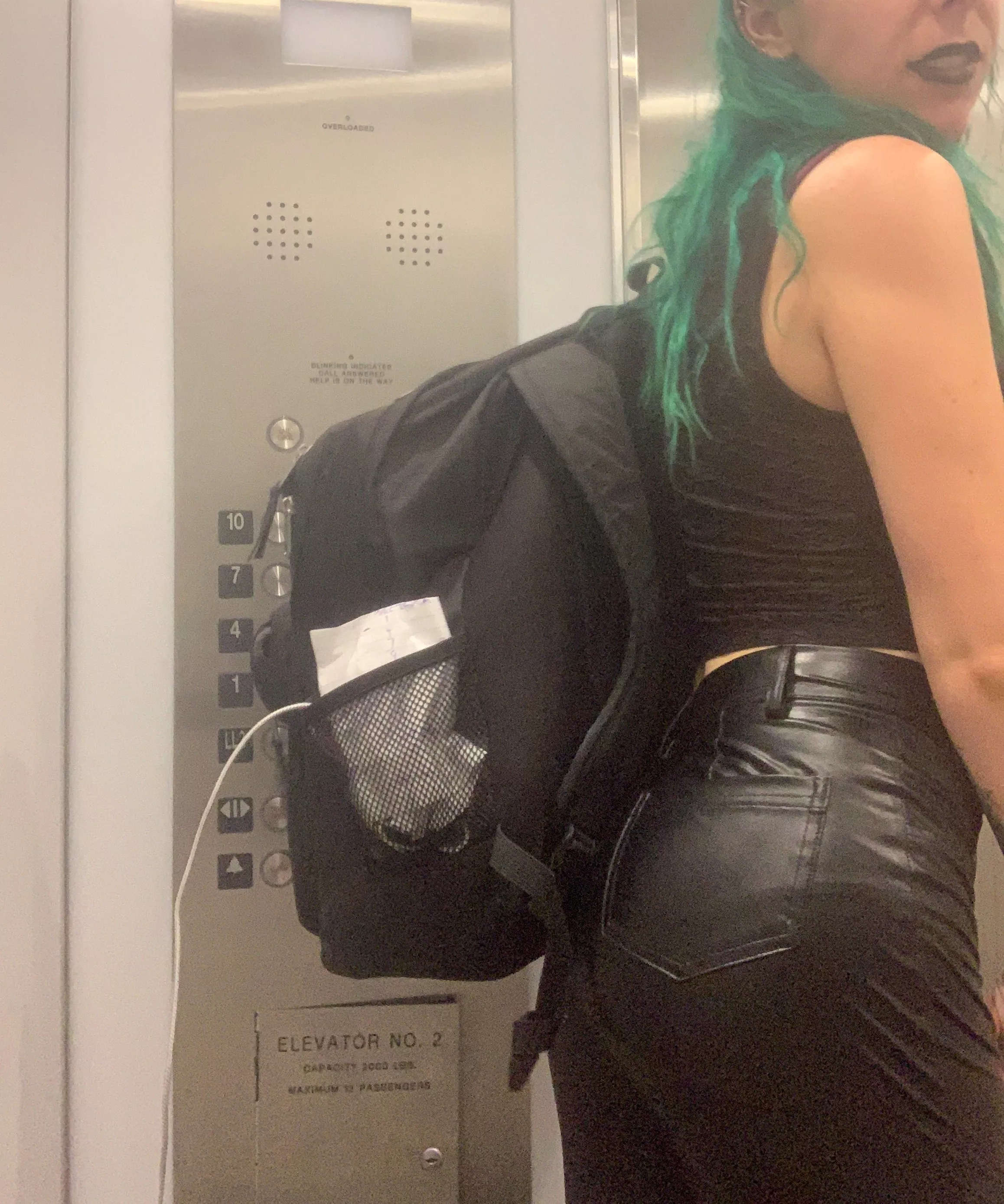 Leather butt