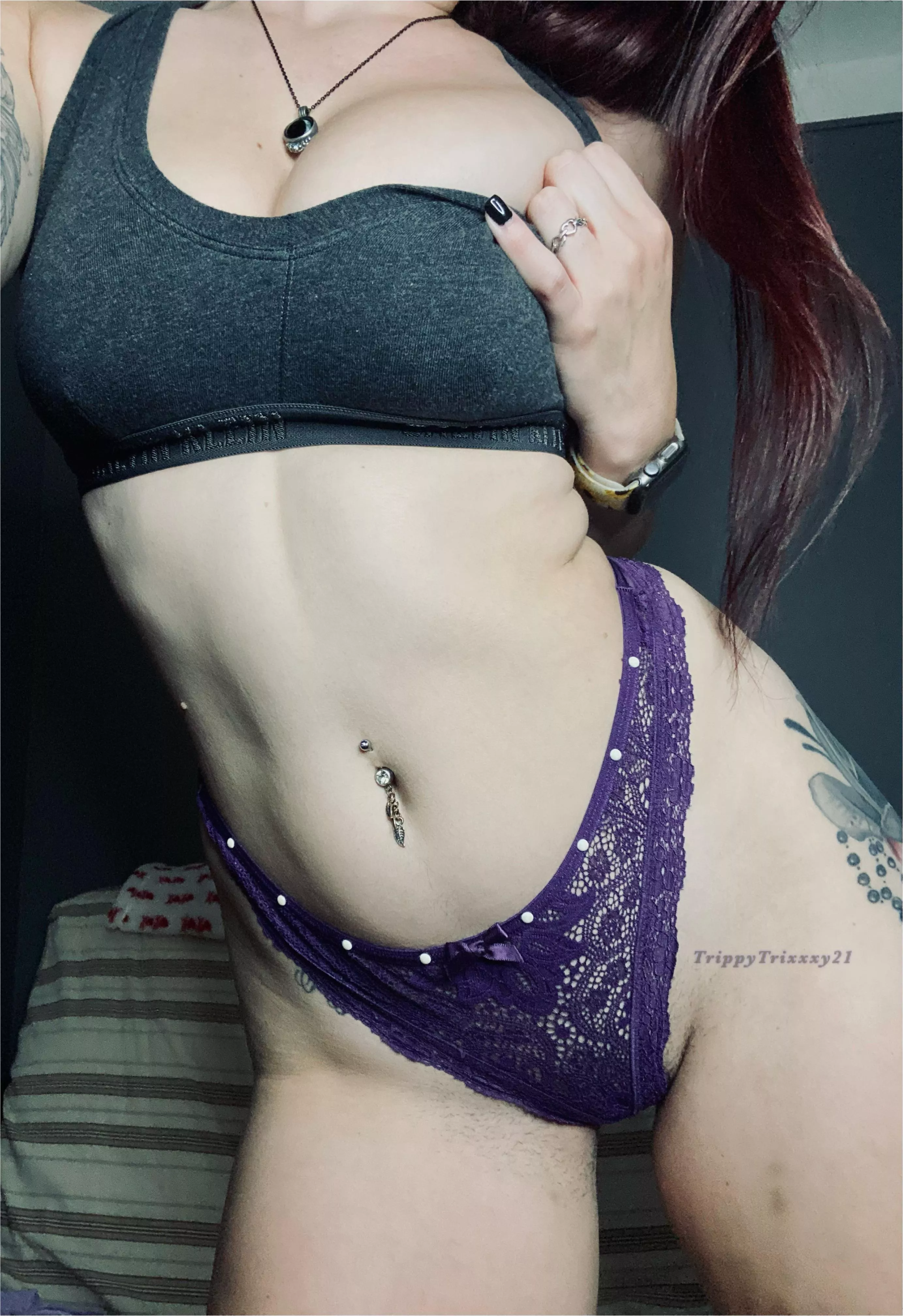 Make a pool out of my bellybutton & drink from it 😈