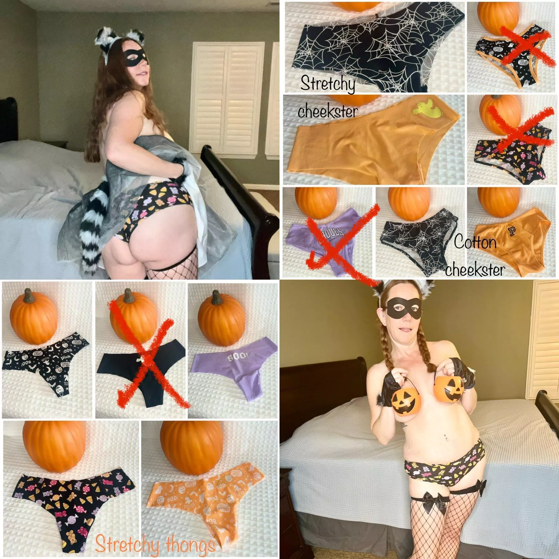 [selling] Halloween Special $40. Pick a pair of my Halloween themed panties and get 48hrs, 5 Halloween pics, 90sec video of me in your panties and priority shipping. Extra add ons are available. Dm me to get yours today! If this doesn’t appeal to you, 