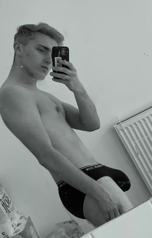 Side Profile Bulge in my Calvin’s. Do I look big enough for you?