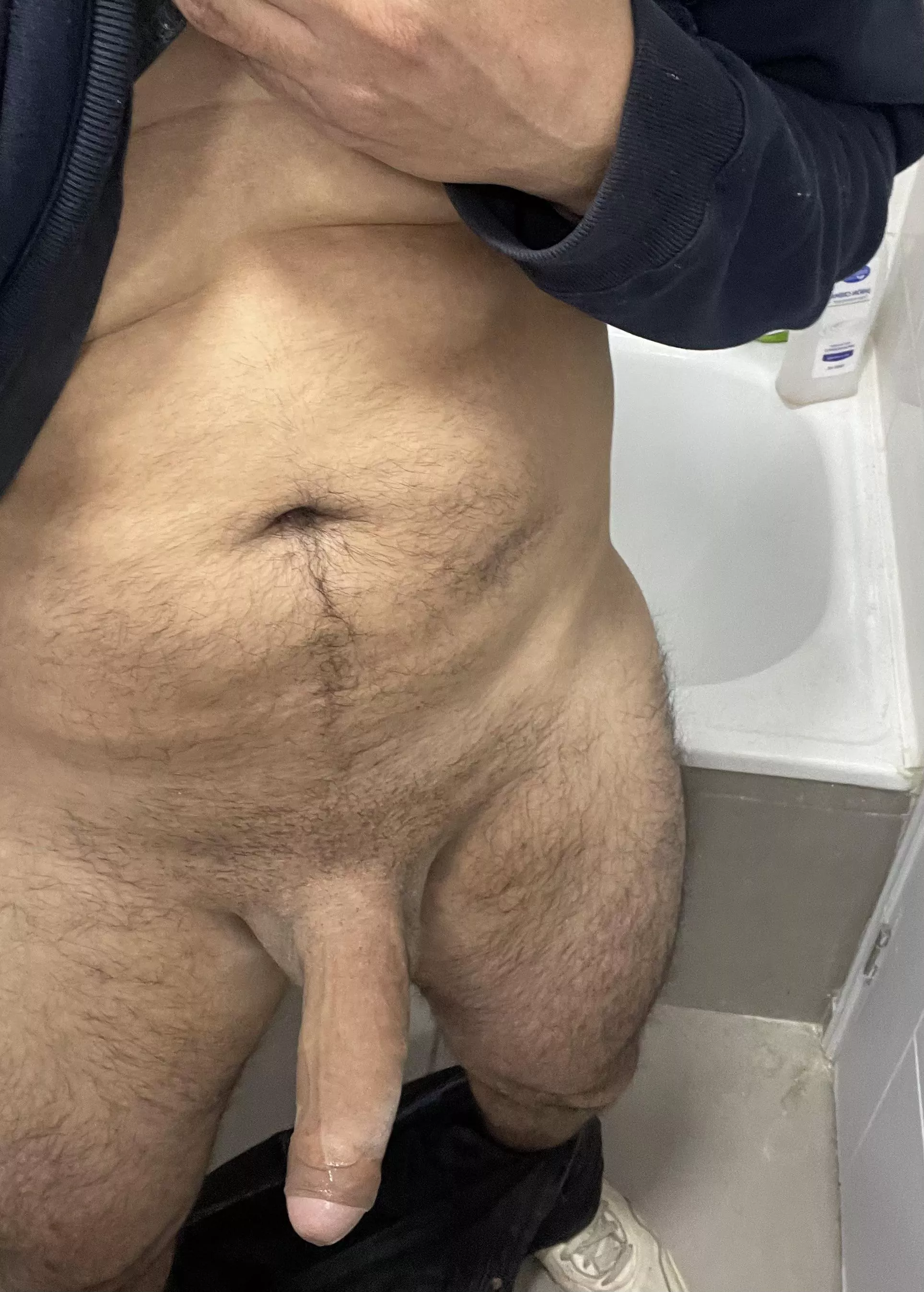 Taking a shower before bed