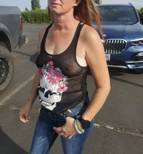 too see through for the mall?