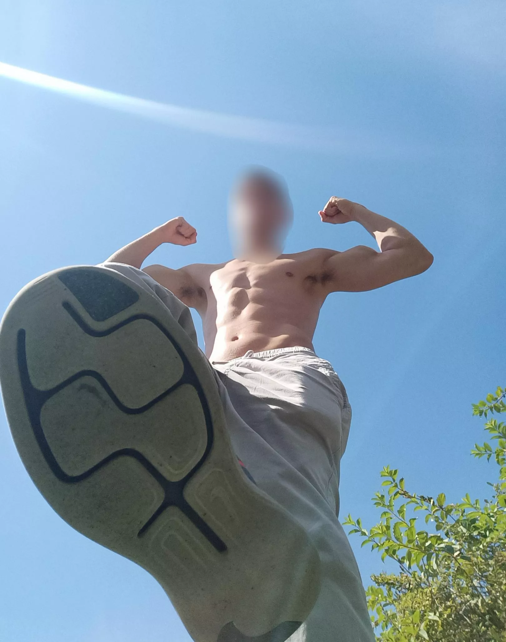 You look so small admiring me from down there