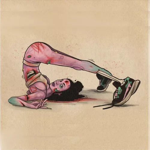 I'm getting back into drawing these zombie girls!