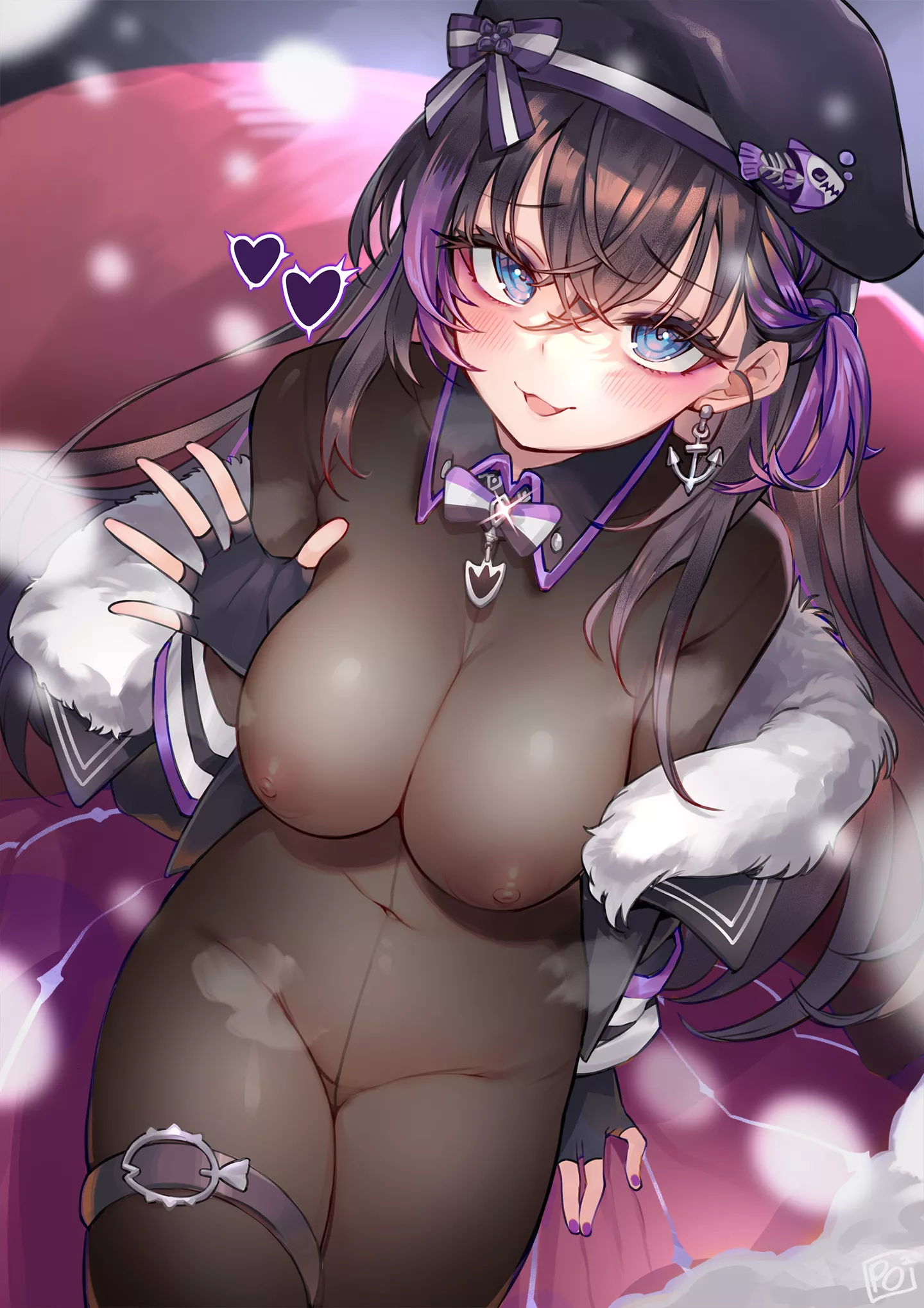 Petra Gurin's hot seethrough onesie (by Nox)