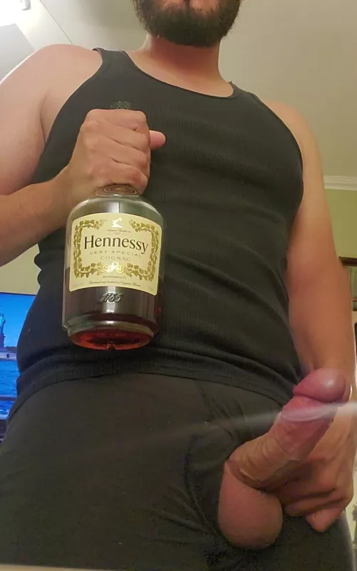 to a Hennessey bottle?