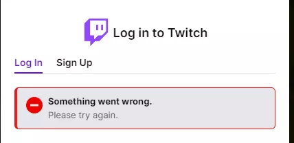 Unable to login