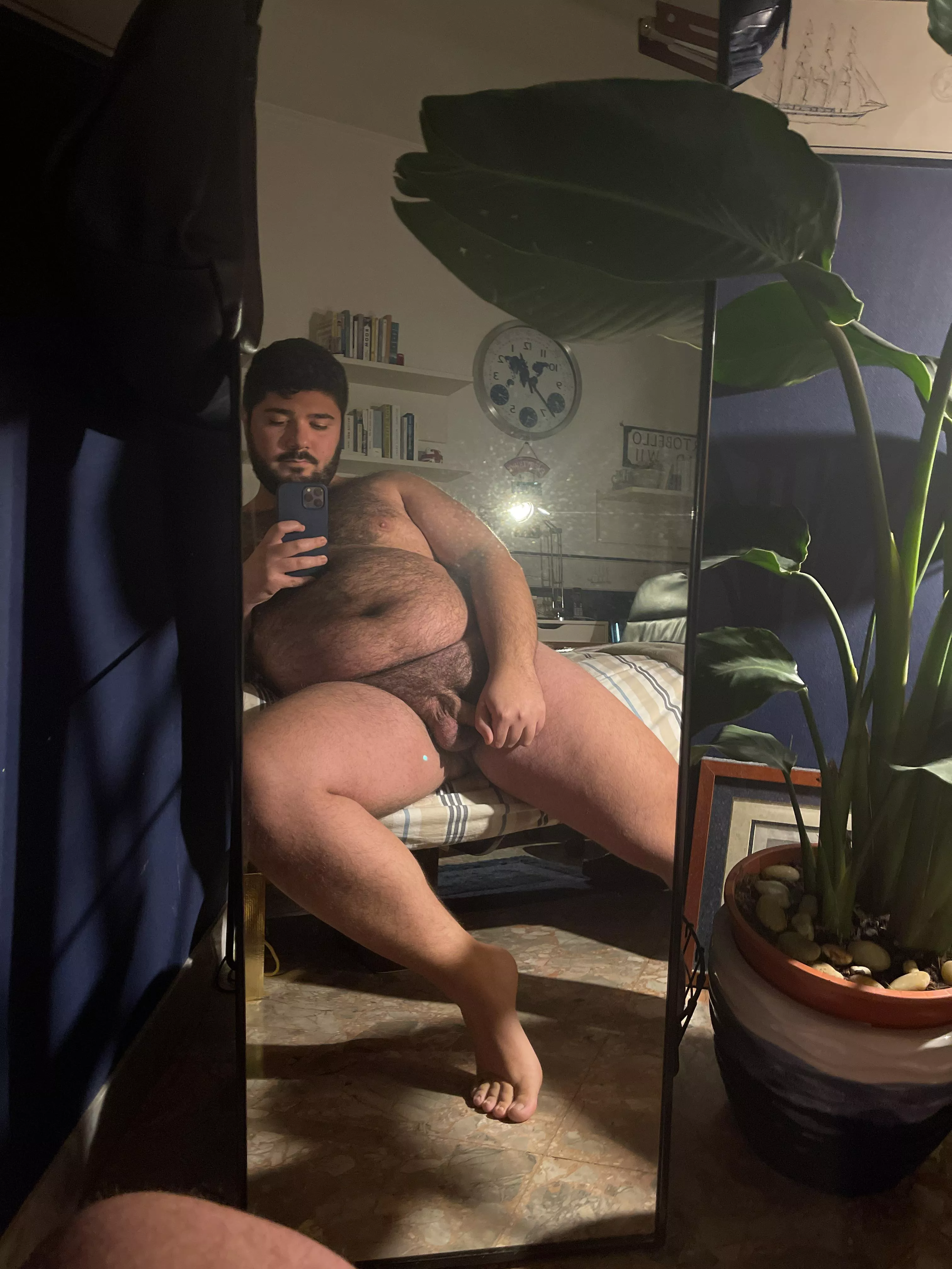 Hairy and chubby. Hope you like it 😉