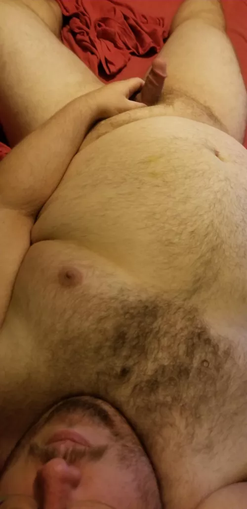 its getting chilly. go find your nearest big guy for cuddles and body warmth