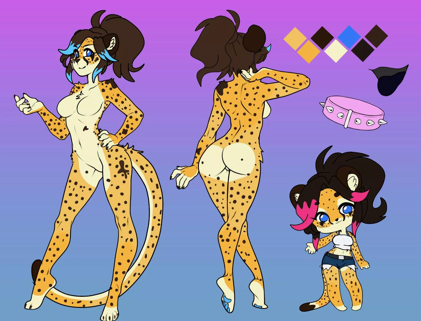 Kaylee the Cheetah (my new oc) (base by DesireeU)