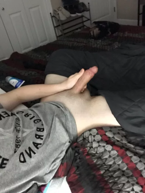 Like my teen cock?