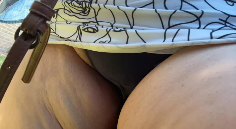 Mommy’s got errands to run but is my dress too short 🤔