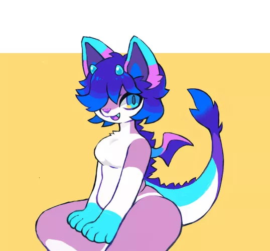 OC I did recently, with a messy style✨ [art by me]