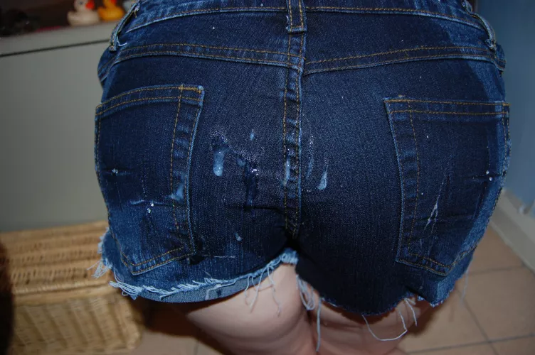 This is what happened after I peed on my shorts