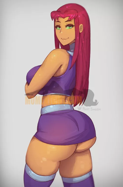 A busty Starfire just for you (Phat_Smash)