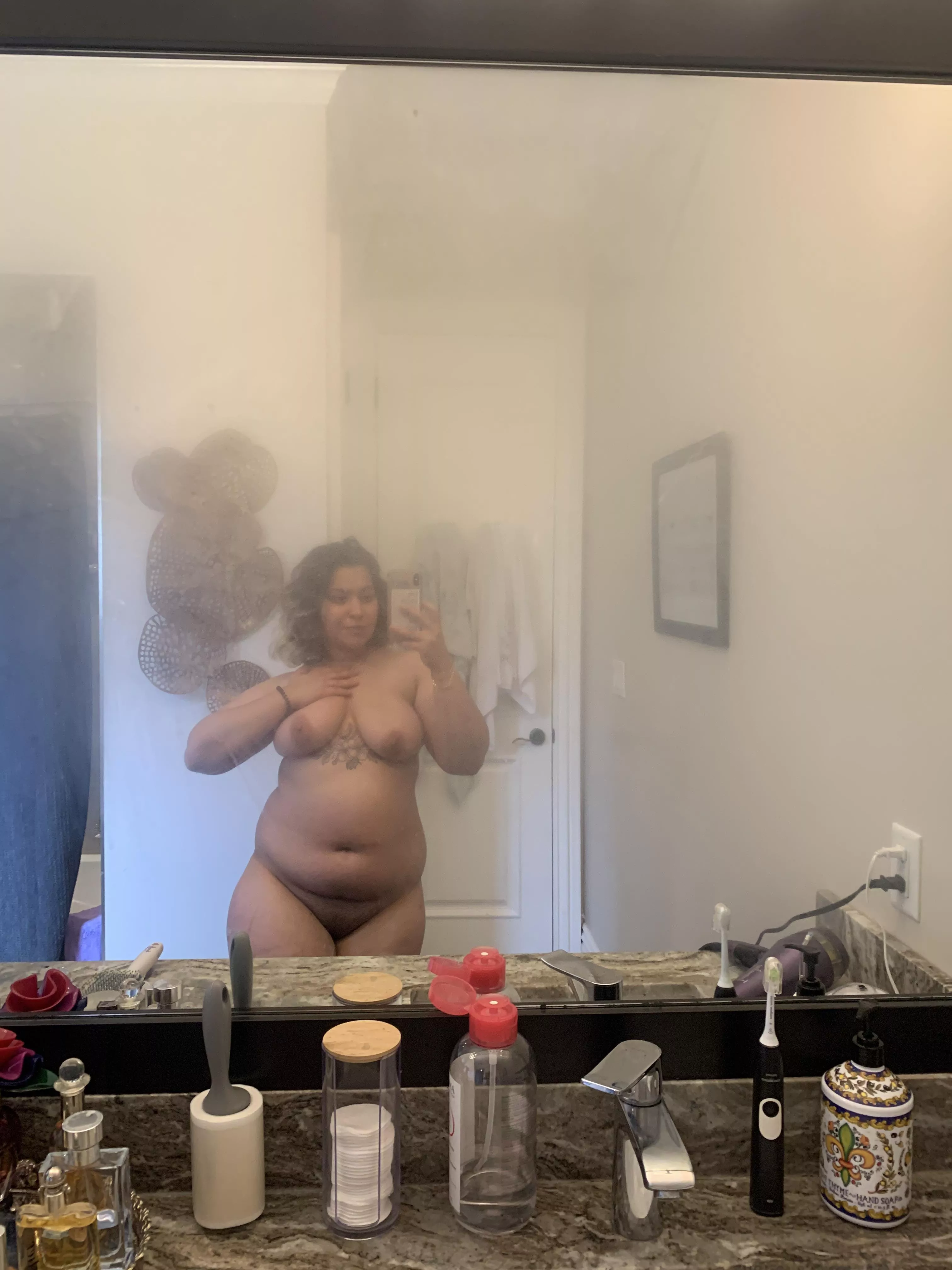 about to hop in the shower 🥰