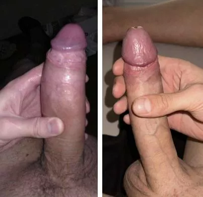 Both 19cm, why girth matters! 😎