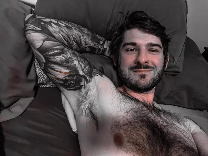 Chest got quite hairy 😈