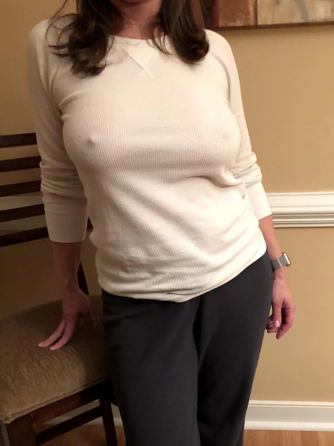 Definitely dressed for a lazy day at home!(f51)