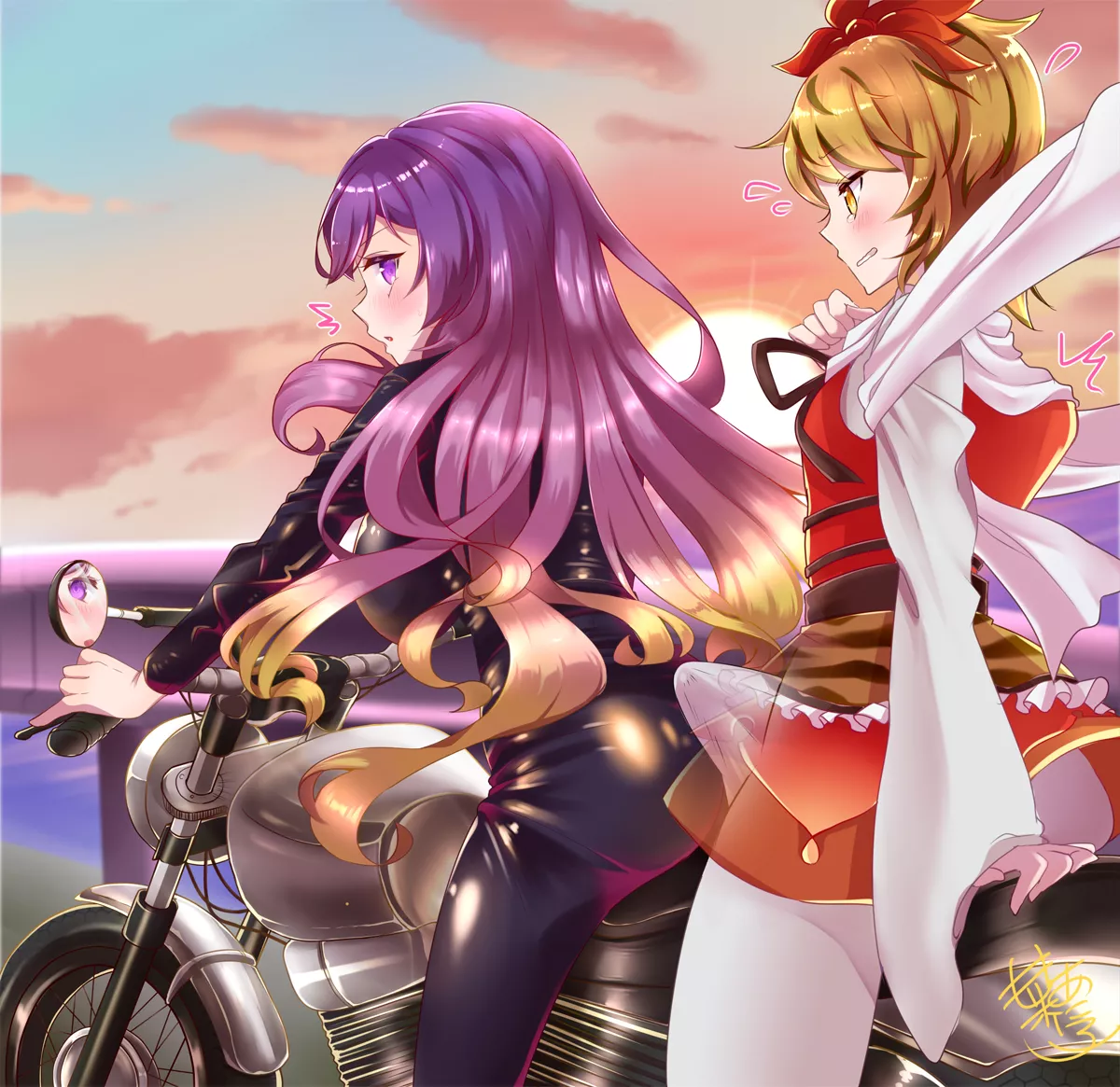 She loves joining her friend on motorcycle trips (MrPw / FutaMrPw)
