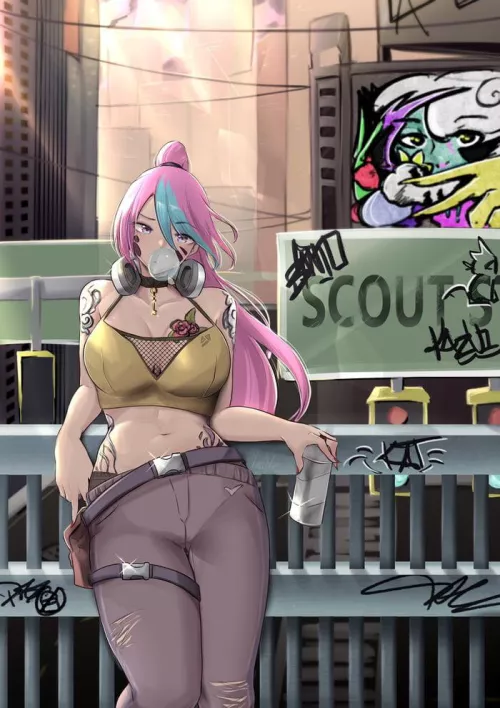 Spray Can and Body Tattoos..