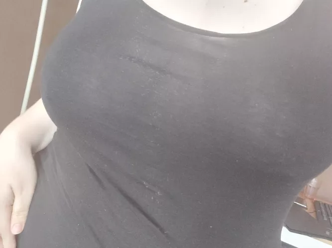 Another day, another day to not wear a bra while working from home