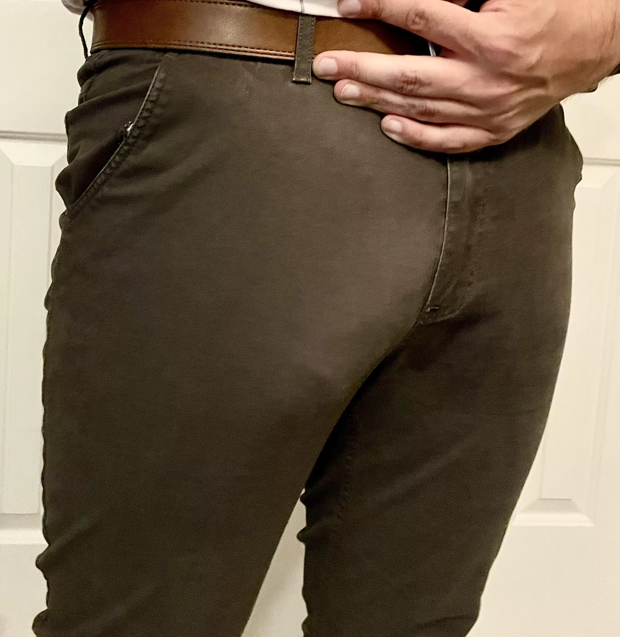 Even my head shows through these pants