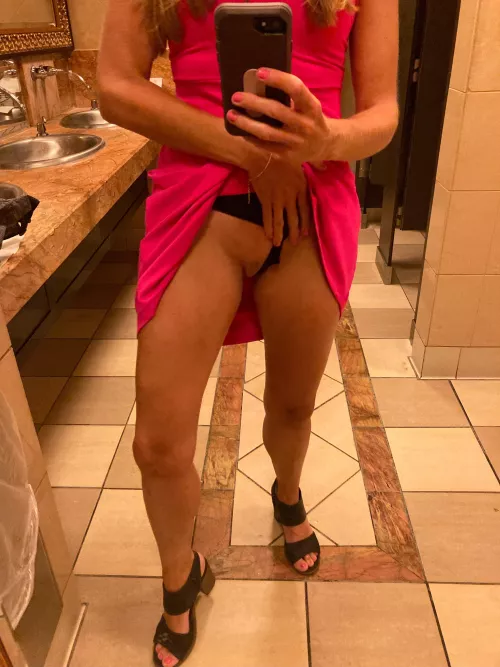 I wore panties today, so I could soak them…