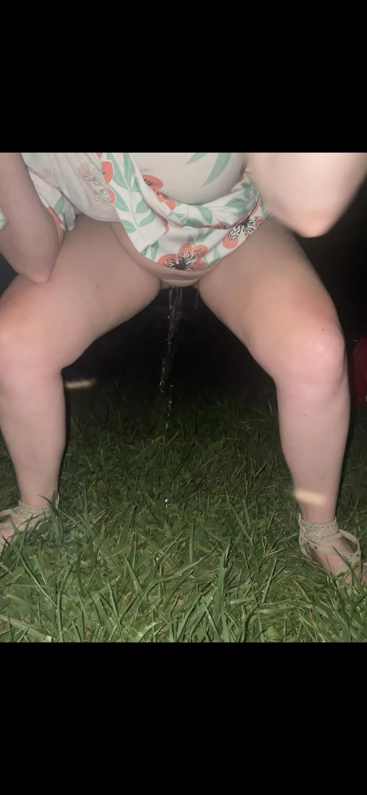 My wife pissing in the yard while drunk My wife pissing in the yard while drunk