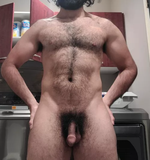 29 [M] Post chest day after jerking off in the shower ;)