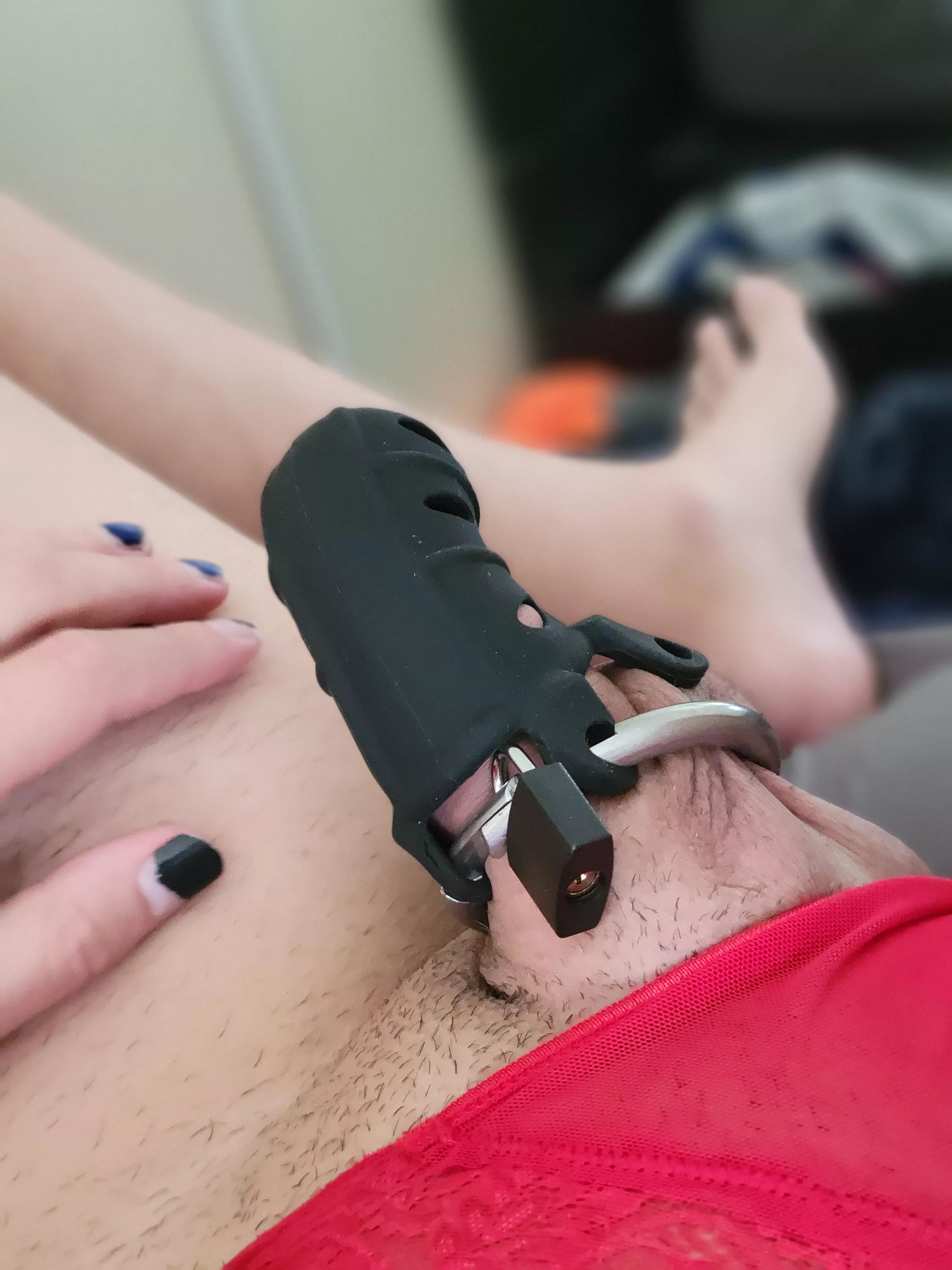 does it make you happy to see me locked up? 🥺