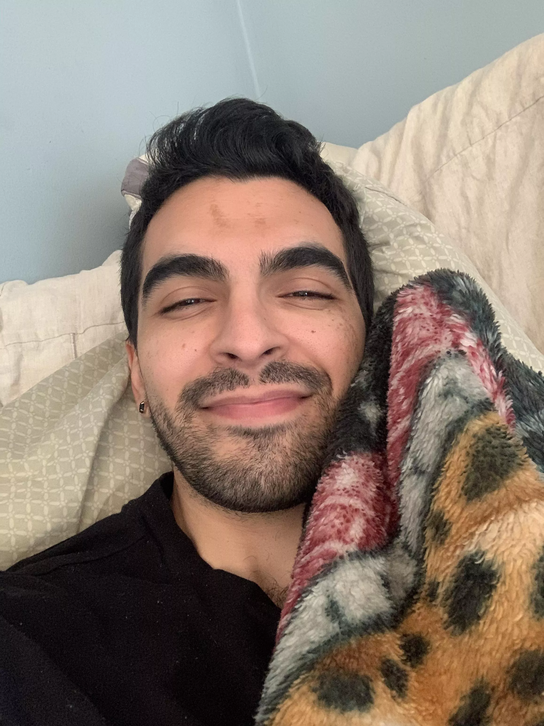 Faking a smile to survive another workday 🥵