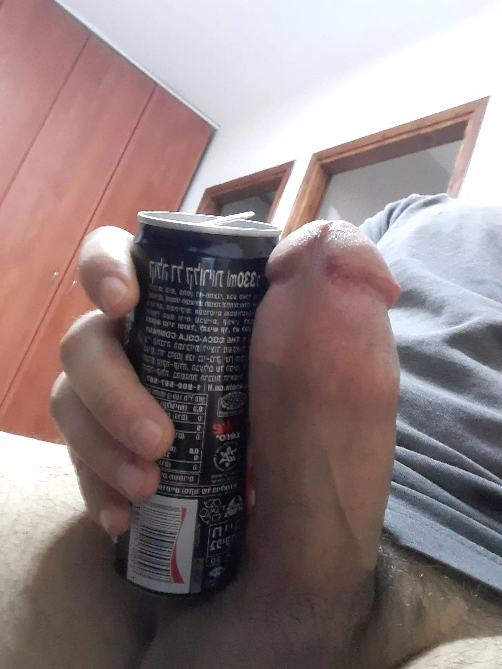 next to a can