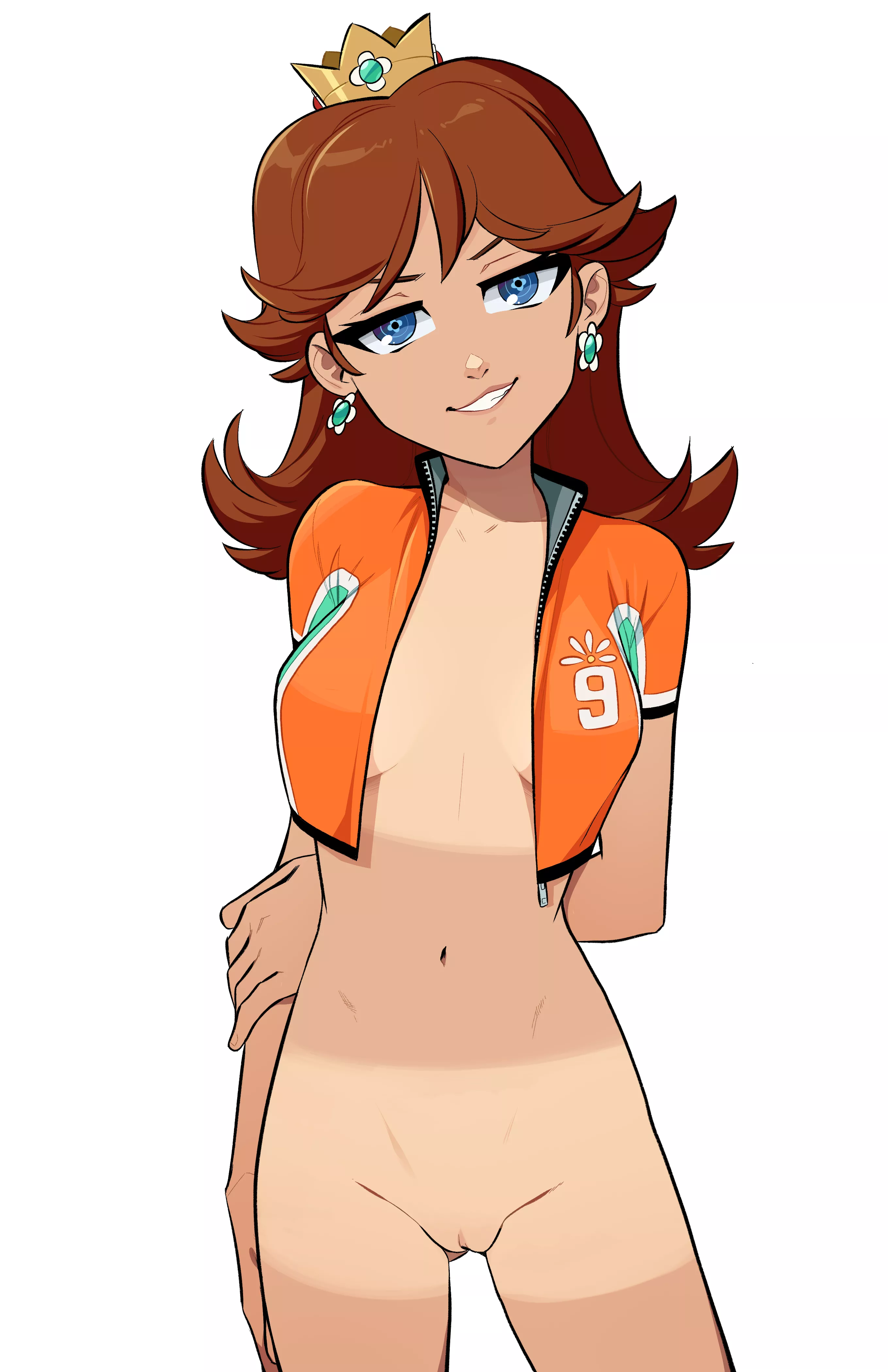 Smug Tomboy Princess Daisy [Mario Strikers] (Zet13)