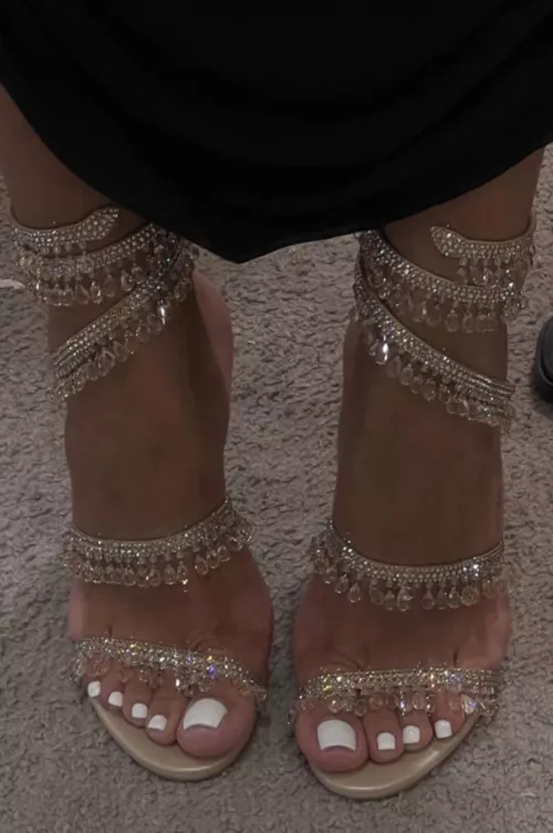 the heels are is looking nice on my feet !!? are you agreeing ??