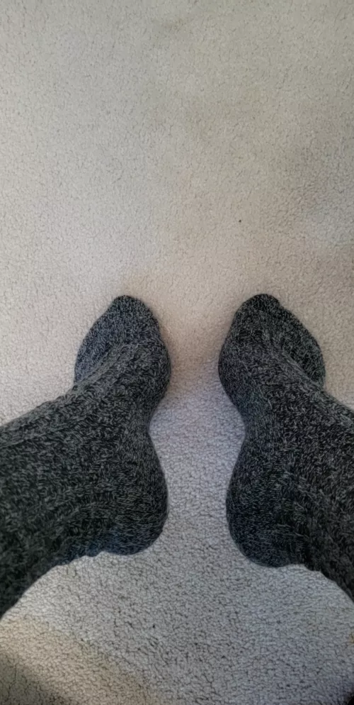 thick socks to warm up my cold feet 🥰