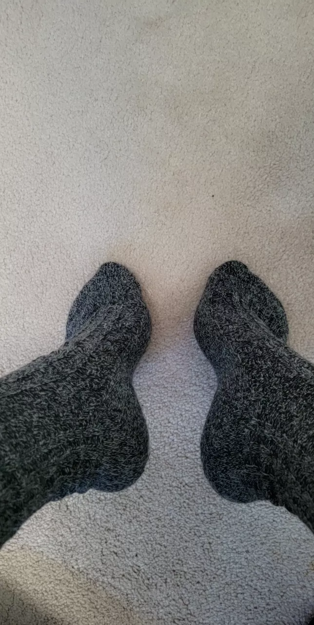 thick socks to warm up my cold feet 🥰