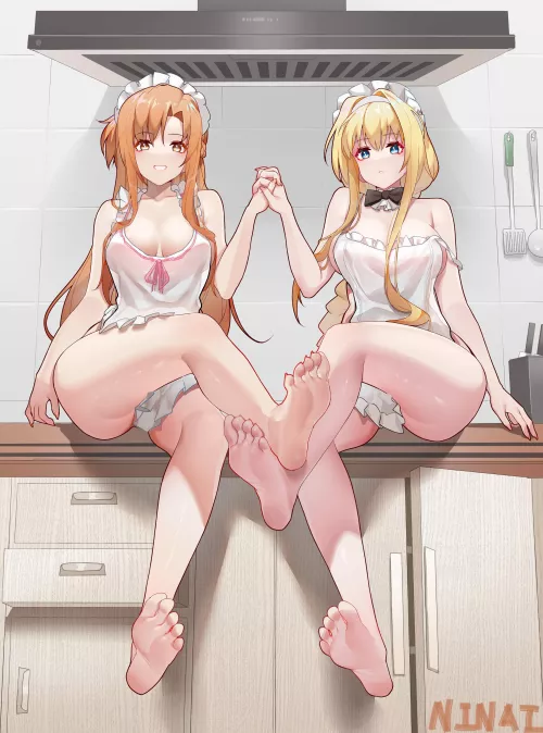 Asuna & Alice [Sword Art Online] (Ninai)