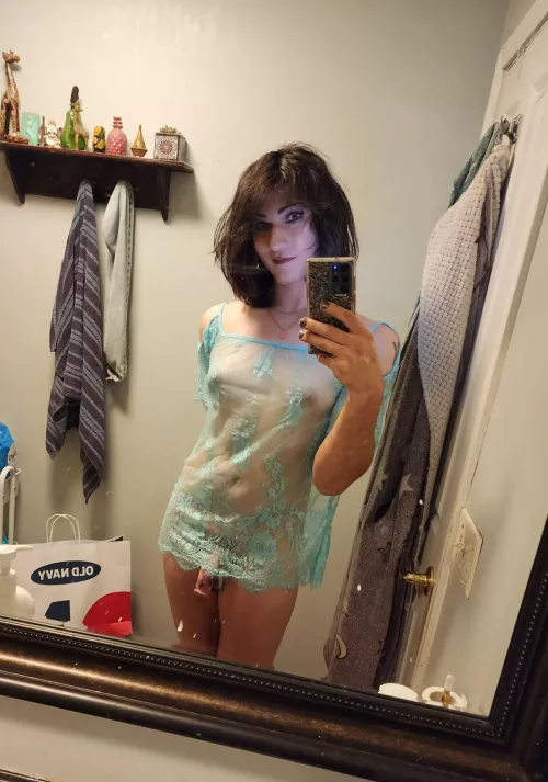 blue nightie