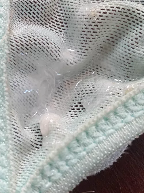 Creamy sheer g-string 😋