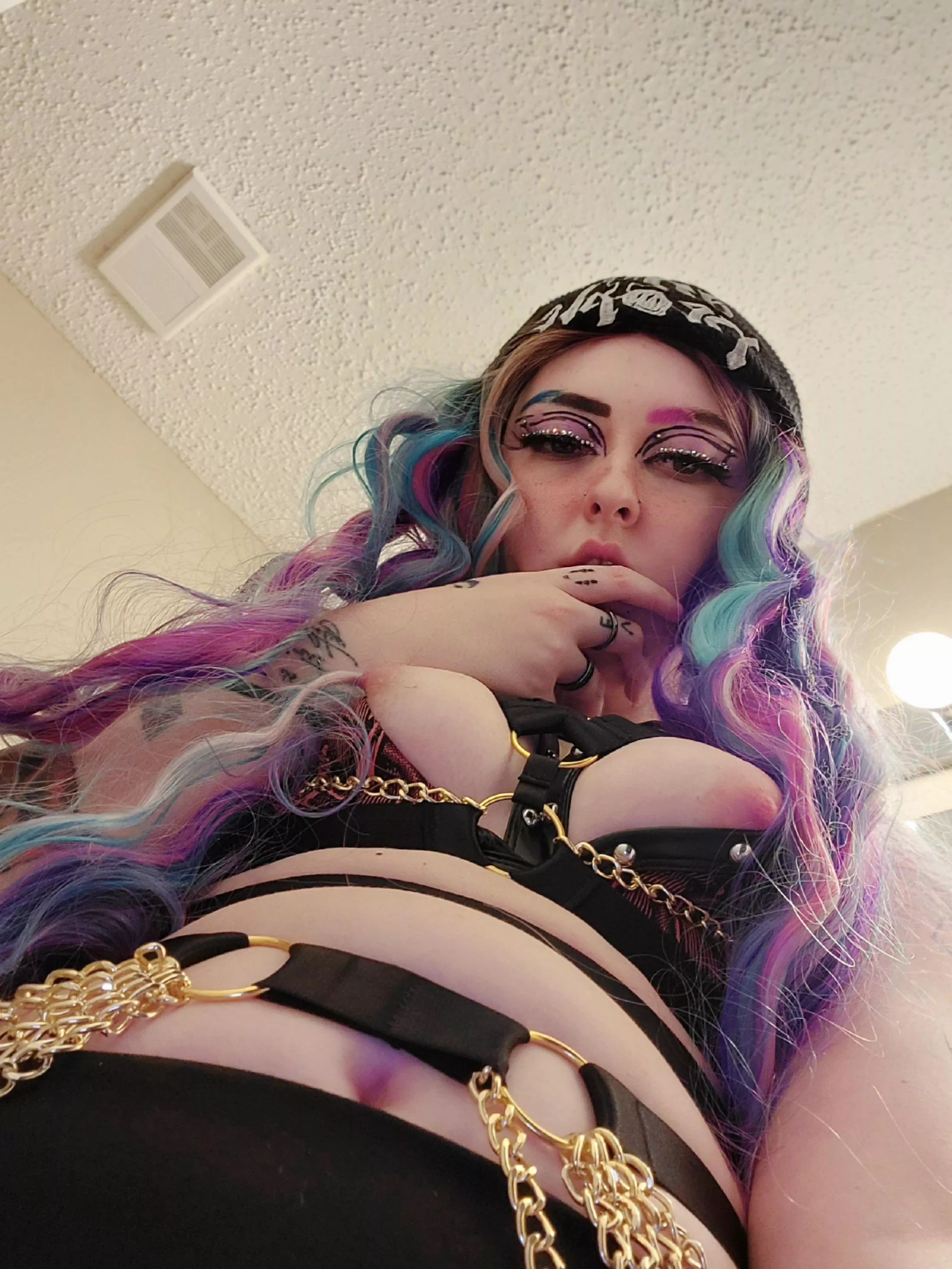 do I have something on my face or something why are you staring