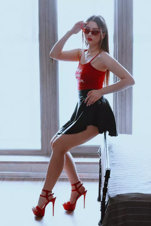 High heels are meant for fucking, and worshipping…I’m only accepting the latter…