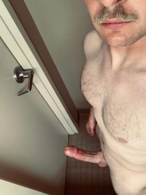 How would you react if you opened the door to this?