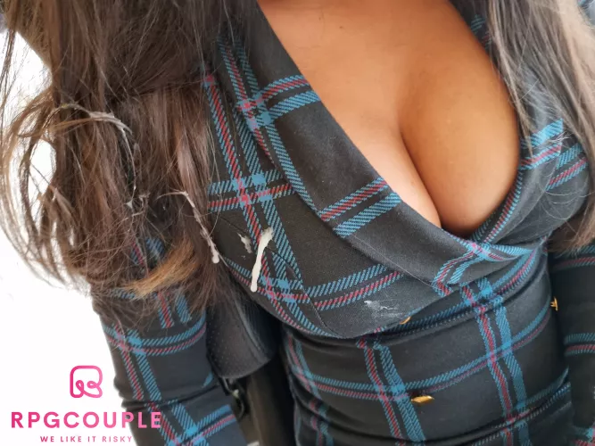 I might show too much cleavage in the office