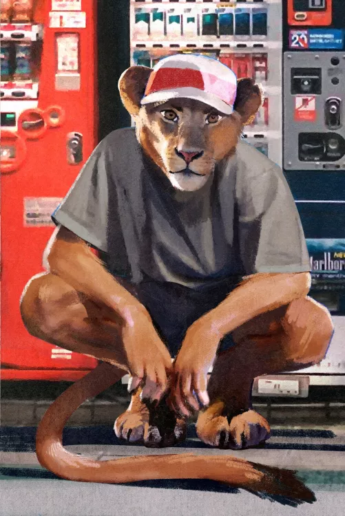 Lion next door (HRISCIA aka me) 💜🫐