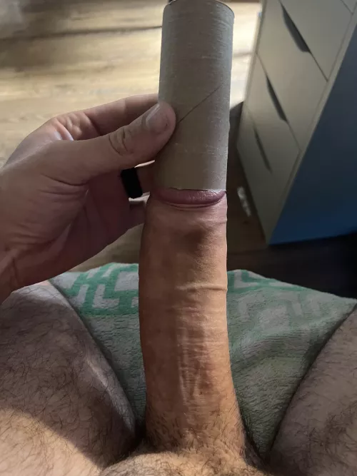 My cock head was too thick to fit 😜