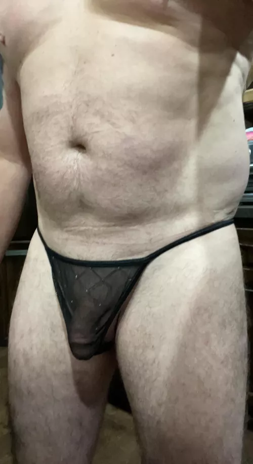 Since I trimmed it all up… might as well go with see through…😈