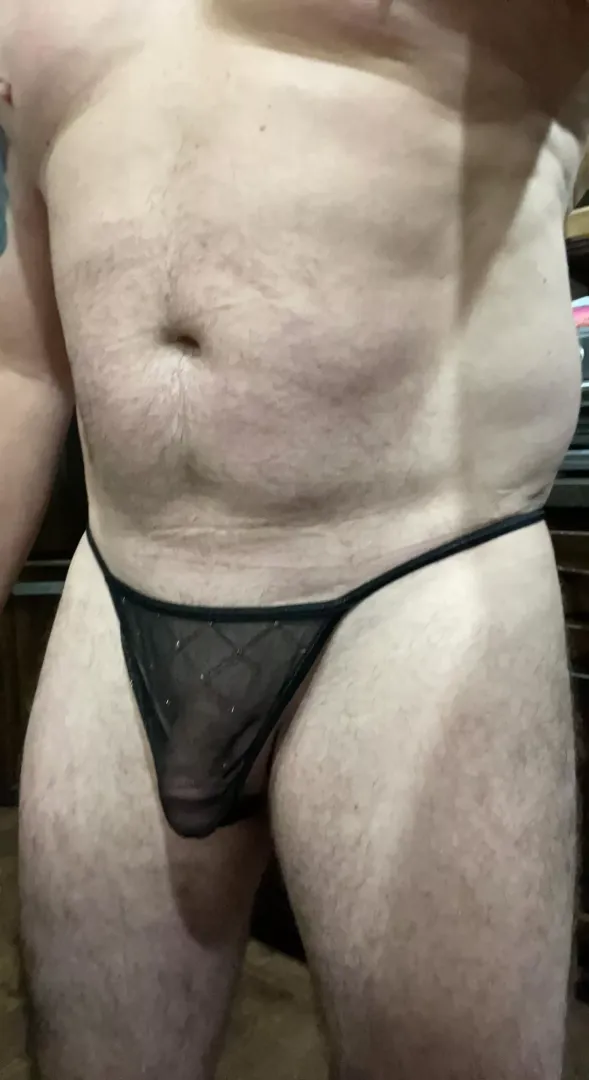 Since I trimmed it all up… might as well go with see through…😈