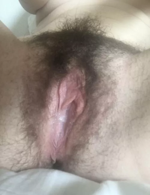 Wet hairy pussy